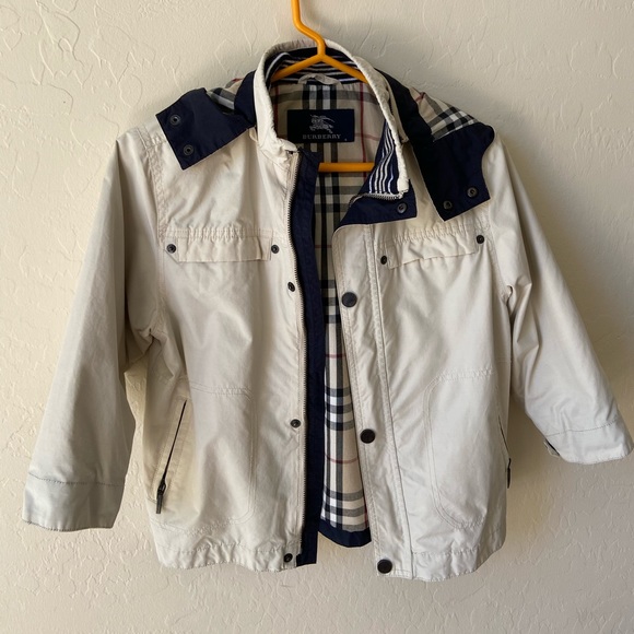 Burberry Other - Authentic Burberry Boys Jacket, Sz 6, light beige